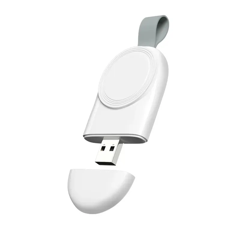 Caricatore rapido magnetico mini USB portatile 2024 per iWatch Stazione dock di ricarica a bassa temperatura Smart Match con Apple Watch Series 4 5 3 2 1
