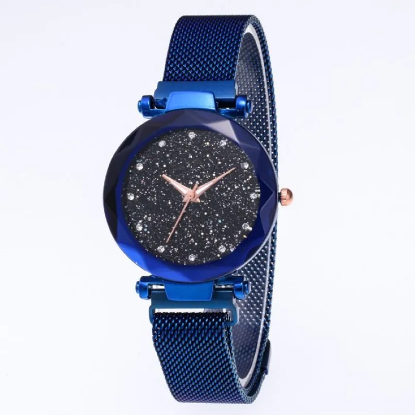 Diamond Starry Sky Beautiful Quartz Womens Watch Ladies Watches FaHsion Woman Casual Wristwatches208d