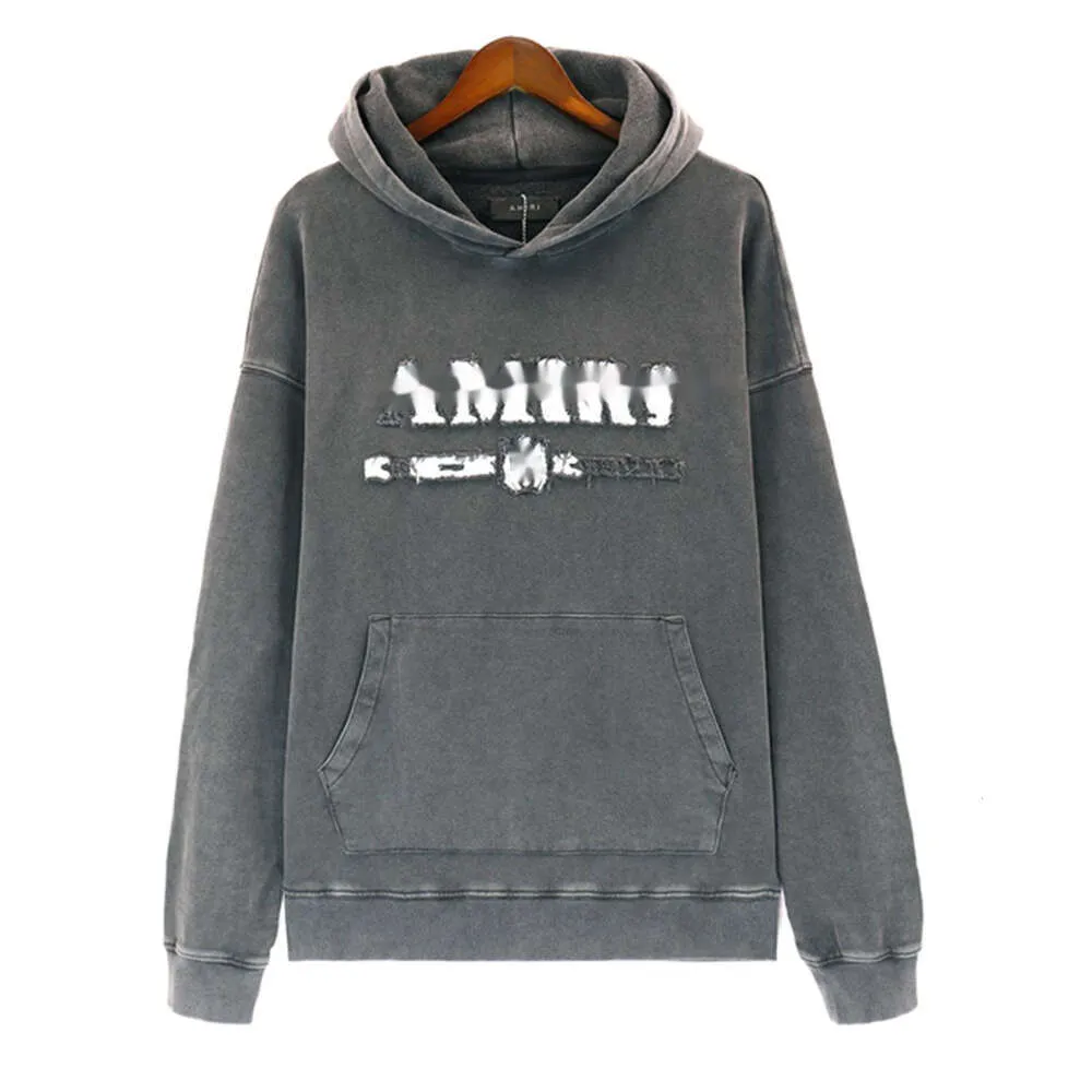 Ami Sportswear Autumn Designer Bluza Bluza Męska Bluza Kobiet Graffiti Printing Hoodie Street Street Letter Pullover Hip Hop Long Sleved Top Coat