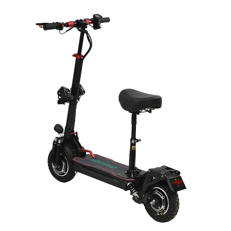 Portátil Scooter Mini Electric de alta potência de alta potência com amortecedores de choques duplos para se deslocar