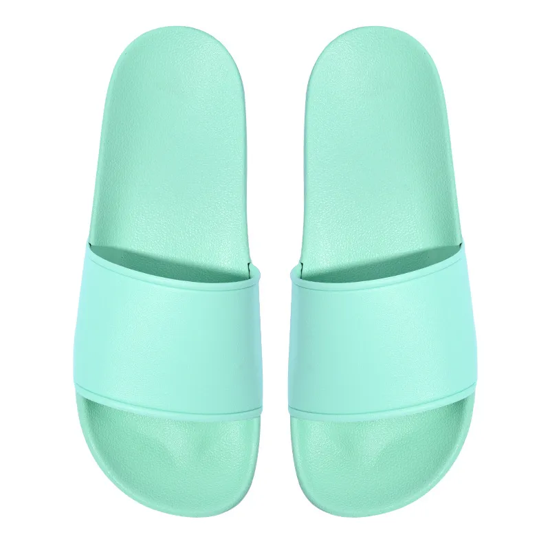 Sandálias e chinelos de verão para homens e mulheres, chinelos de plástico para uso doméstico, sapatos de banho cinza verde