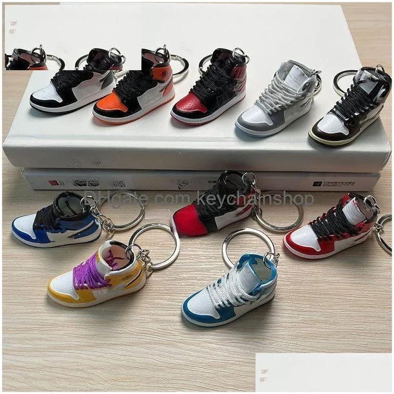 Designer Scarpe da basket a tre nidionali Tornari 3D Accessori a coppia stampo per scarpe a ciondoli Accessori per chiavi per chiavi per chiavi per chiavi appese ornamenti dhiole dhjh7