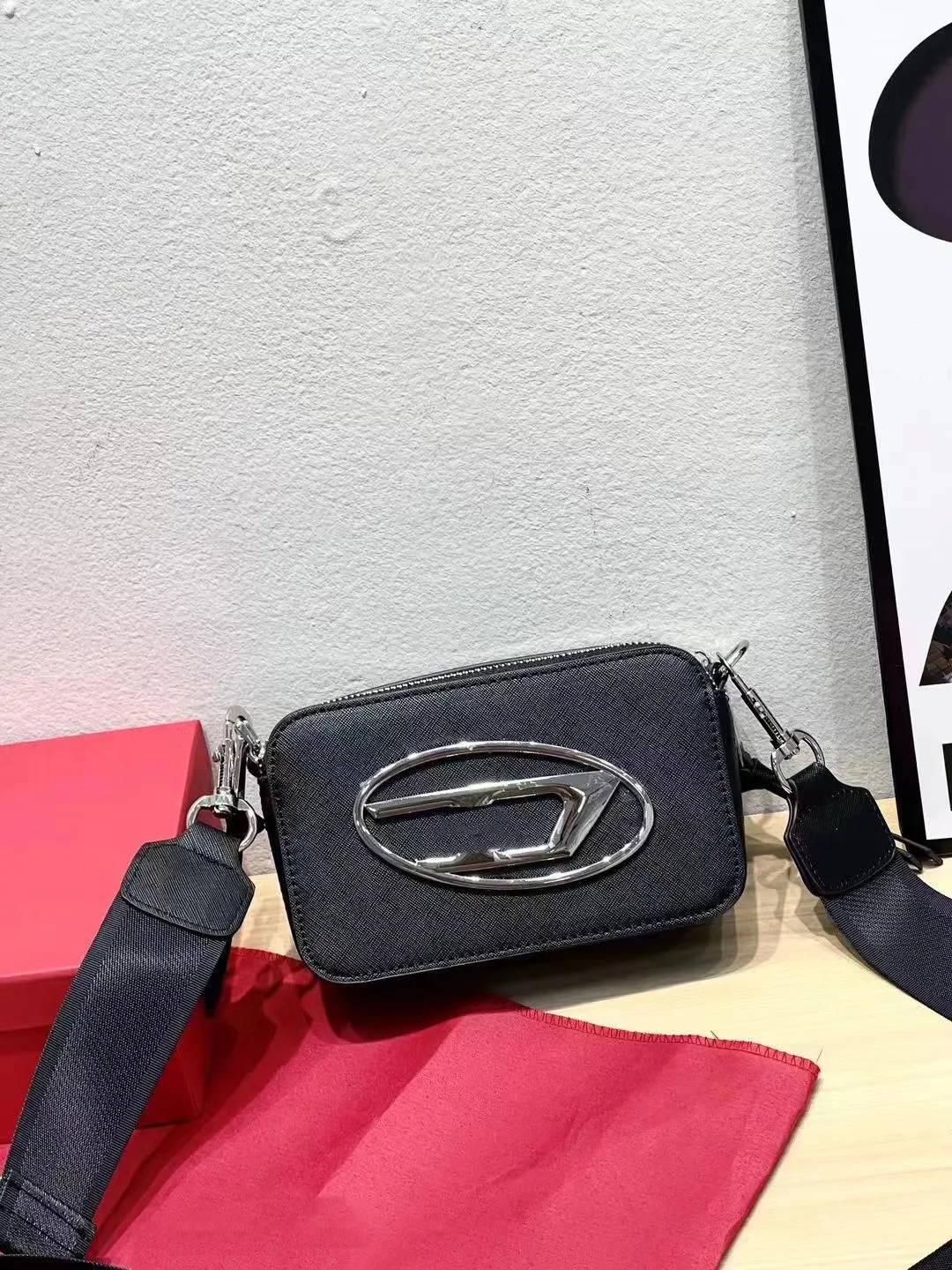 Spegelkvalitet Marmont äkta läderdesignväska Handväskor Kvinnor axelväskor crossbody väskor handväska med låda