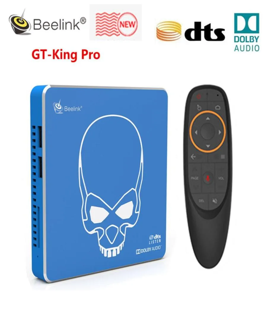 Beelink GT-King Pro Hi-Fi Lossless Sound TV Box com Dolby o Dts Ouça Amlogic S922X-H Android 9.0 4GB 64GB WIFI 6 Set Top Box7977769