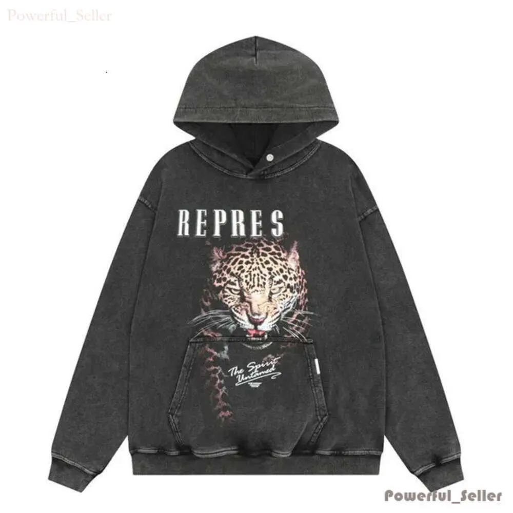 Heren Hoodies Sweatshirts Designer Letter Heren Niche Tide Merk Wild High Street Casual Lente Herfst Amerikaanse Losse Paar Capuchon Trui Jas Kleding 9876