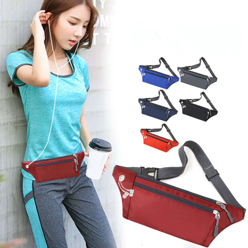 Mode Hommes Femmes Taille Sac Sport Run Fanny Pack Hommes Sac À Bandoulière Sac De Poitrine Téléphone Portable Bourse Multifonction Ceinture Sac 6 Couleur