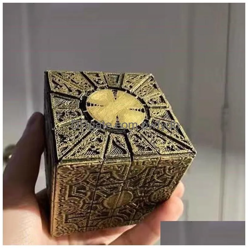 Andere Event Party Supplies Lament Puzzle Box Lock Hellraiser 1 abnehmbare Horrorfilm-Serie Würfel Fl Funktion Nadel Requisiten Modell Dr Dhjjo