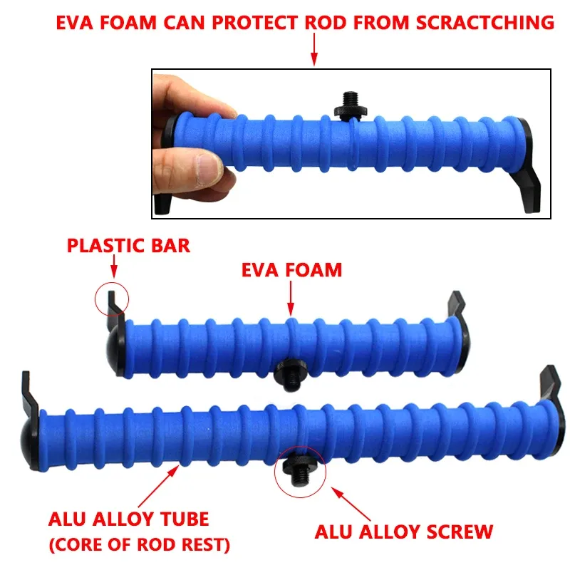 EVA Feeder Rod Rest For Carp Fishing: Stable Rod Hold, Flexible Design,  Easy To Use From Vbsi, $14.18