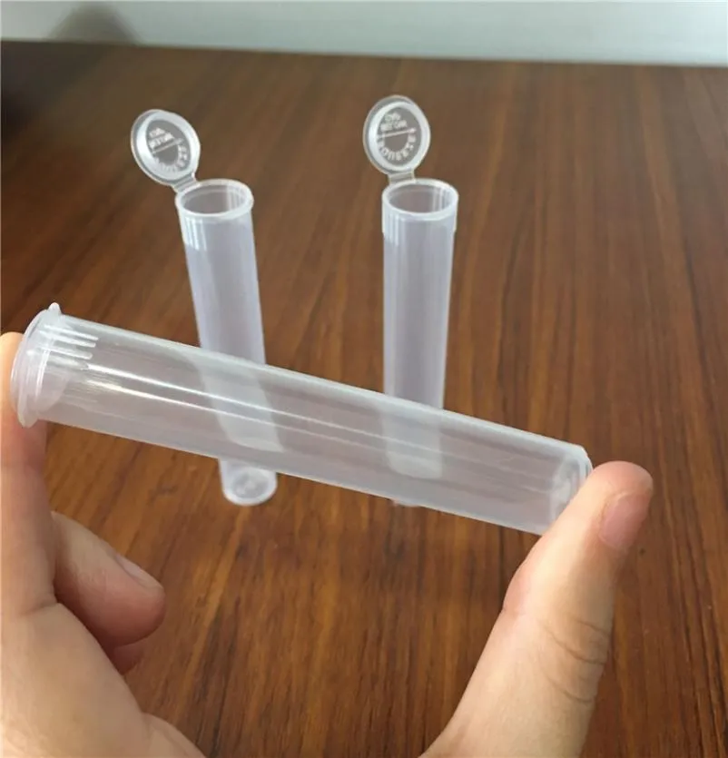 Bouteilles d'emballage Chariots à vape Emballage tube à presser en plastique résistant aux enfants tubes pop top à l'épreuve des enfants 73mm 80mm3543048
