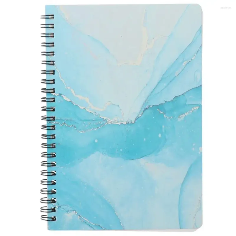 Fodrade sidor Spiral Notebook Hållbar marmor A5 tjock pappersjournal Notebooks
