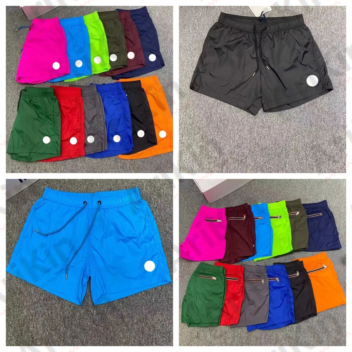 2024 NYA DESIGNER Franska märke Mens Shorts Luxury Mens Kort sport Summer Womens Trend Pure Breattable Kort badkläderkläder