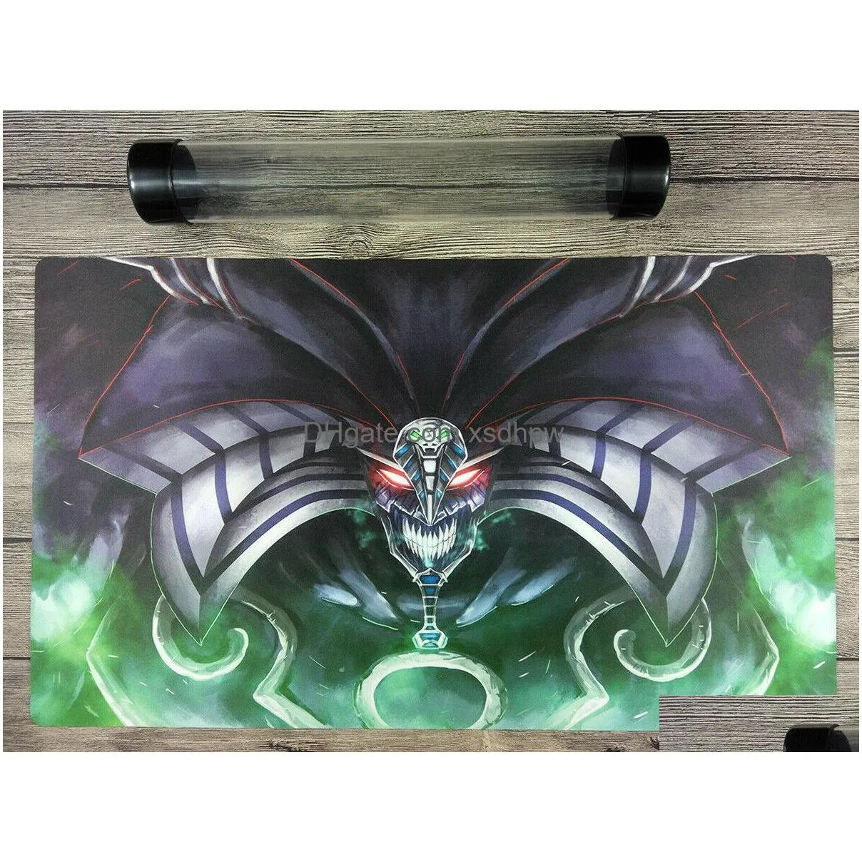 Yu-Gi-Oh Exodia The Destroyer Custom Playmat Tcg Mat High Quality Tube Drop Delivery Dhscp