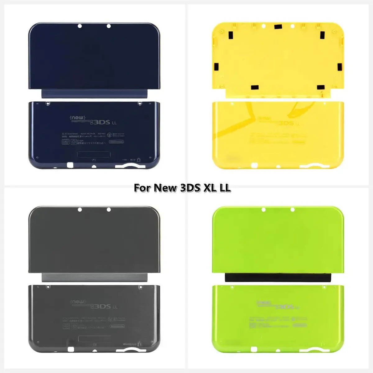 Boîtiers de haute qualité, coque supérieure et inférieure, pièce de rechange pour Console Nintendo NEW 3DS XL/LL, accessoires de jeu