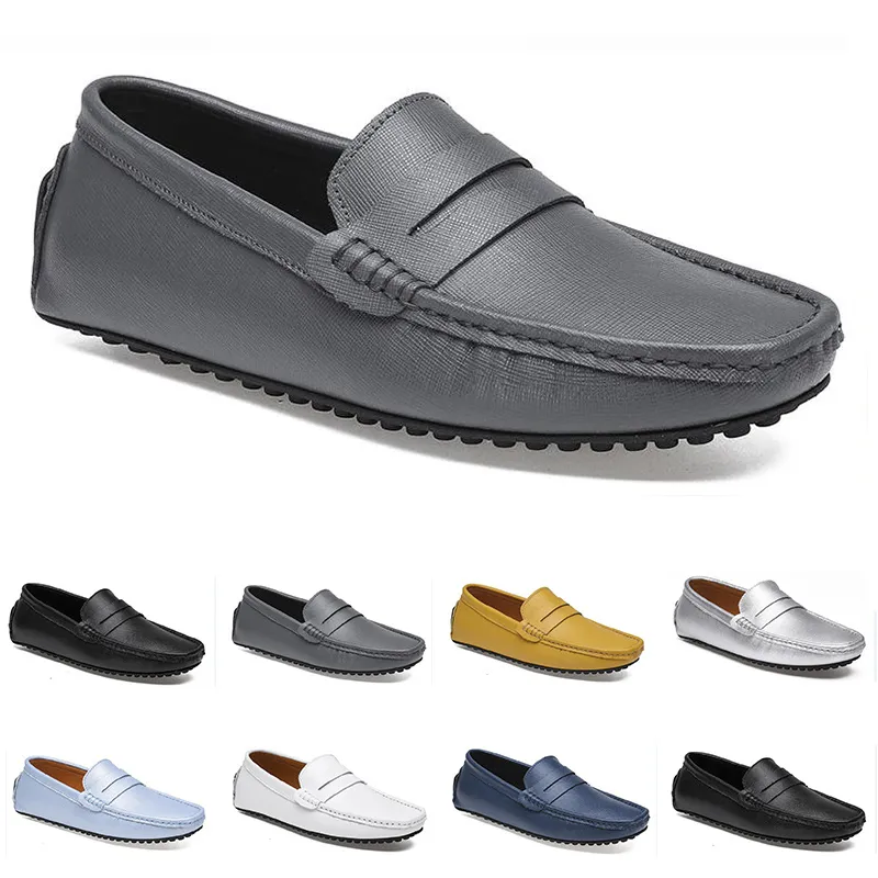 Fashion Daily New Breattable Classic Spring, Autumn and Summer Low Top Business Soft Covering Shoes Flat Sole Men's Cloth Shoes -55 13920 -55