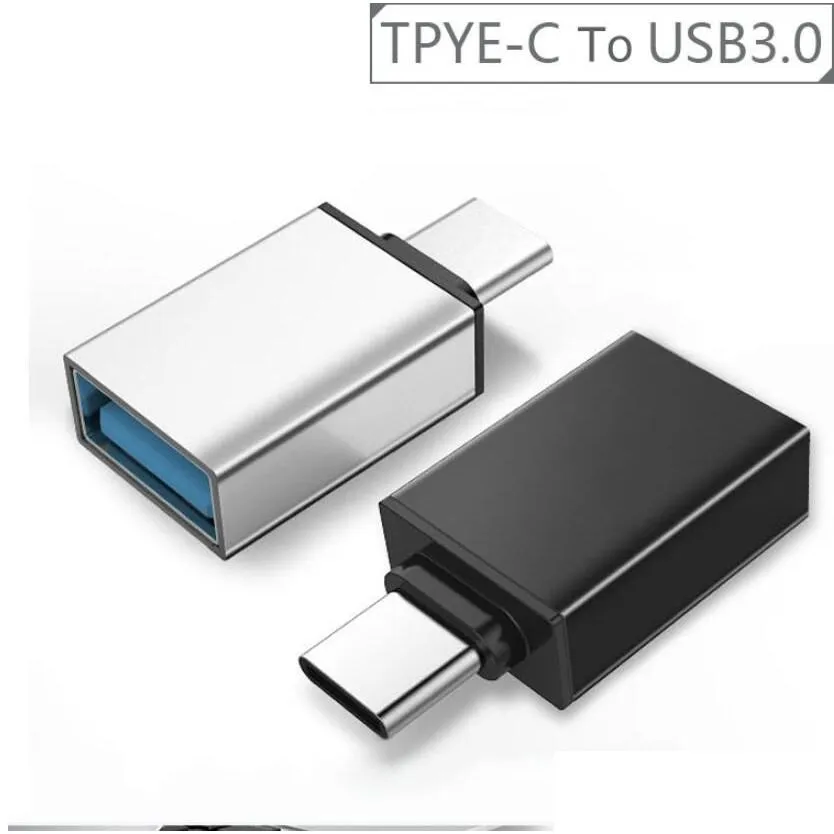 Handy-Adapter Typ C Otg Stecker auf USB 3.1 Buchse Adapter Konverter Otgs Funktion für Smartphone Drop Delivery Telefone Zubehör Dhz4X