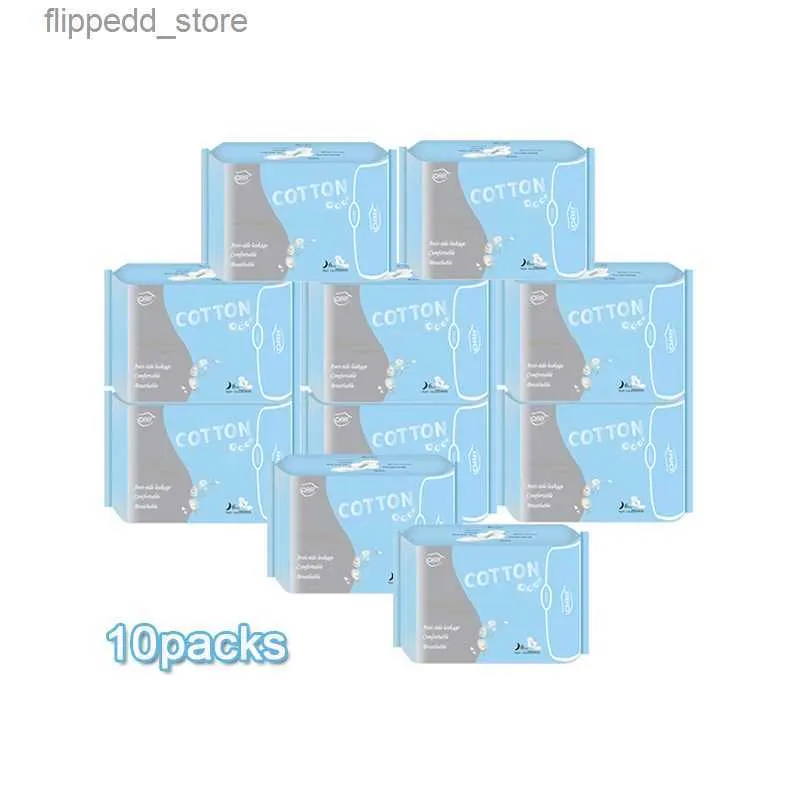 Feminine Hygiene 10Pack Women Panties Sanitary Towels Daily Period Pads Female Hygiene Menstrual Napkins Anion Panty Liners for Lady Menstruation Q240222