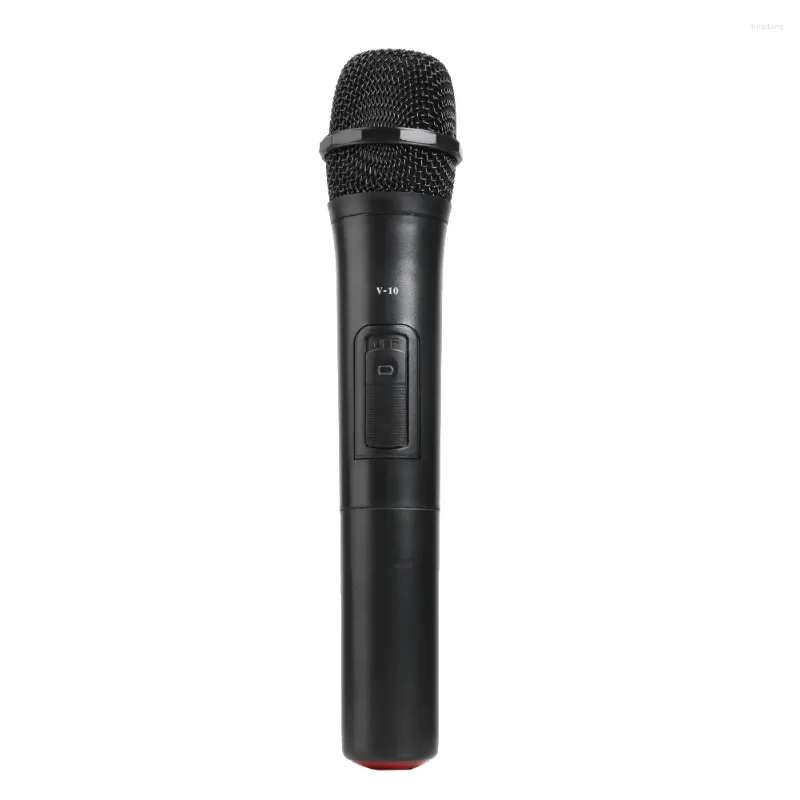 Mikrofony V10 Bezprzewodowy mikrofon kardioidowy Polar Polar Polar Polar Mic z odbiornikiem USB dla głośnika mowy karaoke