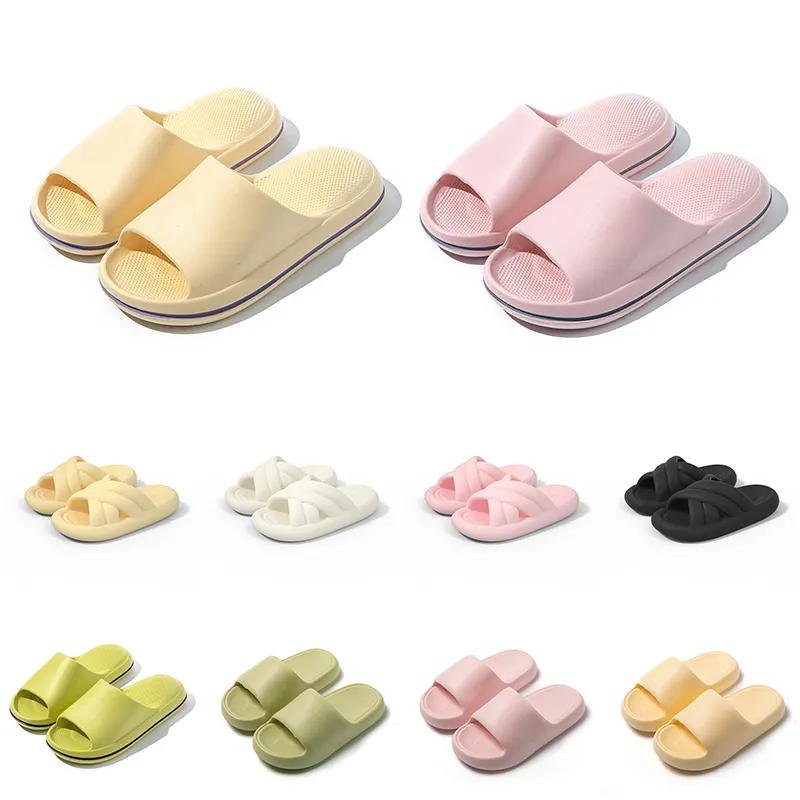 Zomer Nieuwe Slippers Hotel Indoor Koppels Comfortabele Zachte Zool Lichtgewicht Geurbestendig Damesslippers 002