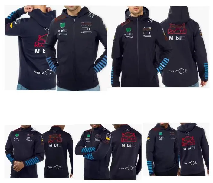 Polo de course F1, sweat à capuche de l'équipe, même personnalisation, printemps et automne, 2024