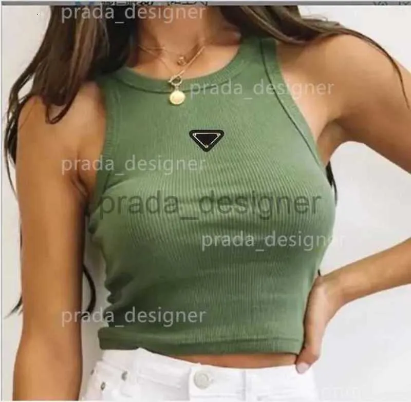 Designer Femmes Tops Knits Tees T-shirt Vest Sweater Crop Top Brodery épaule sexy