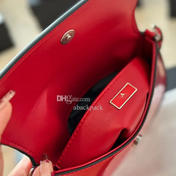 DHgate.com:Womens Cherry Red PU Leather Designer Crossbody