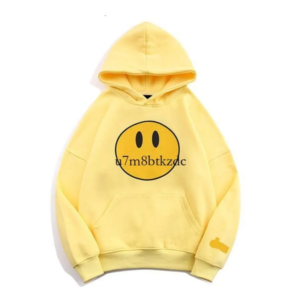 Narysuj nowe męskie i damskie bluzę z kapturem moda streetwear Smiley twarz sweter męski trend mody przyciągnął bluzy 840