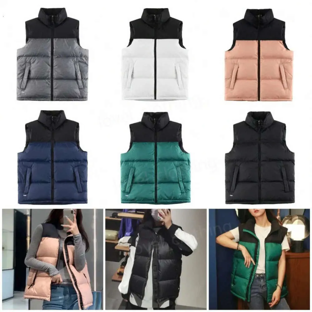 Puffer Vest Designer Mens Vests Winter Warm Top Fashion Unisex Couple Bodywarmer Jacket Sleeveless Outdoor Womens Vest