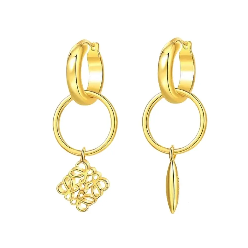 Loews Earrings Designer Women Origing Quality CharmEarrings Women Charm 24K Gold Metal High End Sweater Chain Christmas Gifte Jewelry