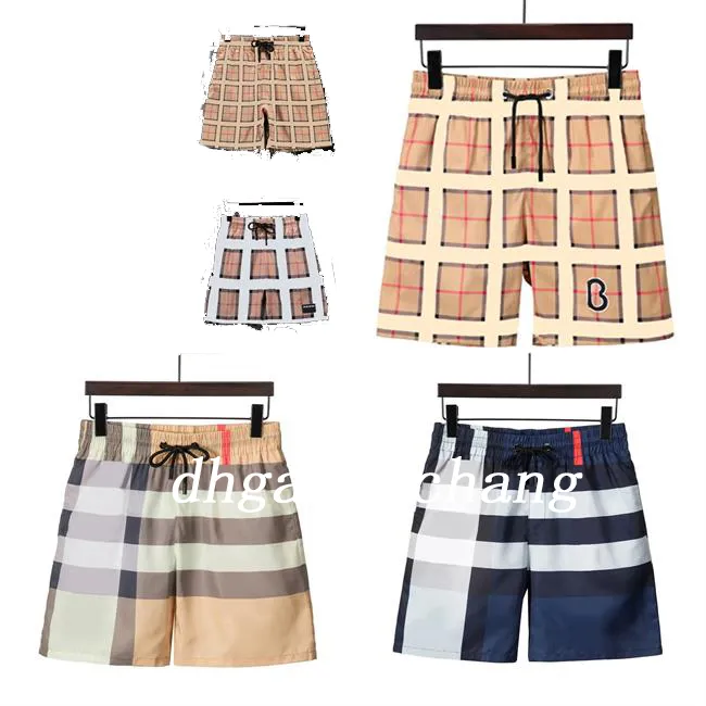 Dames Heren Shorts Designer Zomer Strandshorts Katoen Mode Plaid Gedrukt Broek met trekkoord Relaxed Homme Casual Street chic Joggingbroek hoog Aziatische maat M-3XL