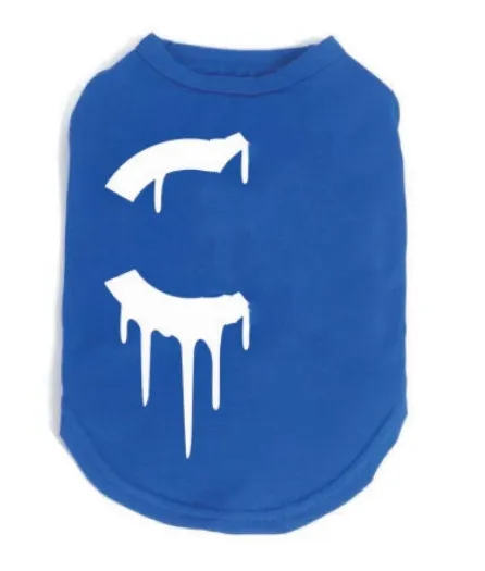 Классическая летняя тонкая дышащая модная брендовая футболка для домашних животных Тедди/французский бульдог Шнауцер модная брендовая одежда для собак футболка