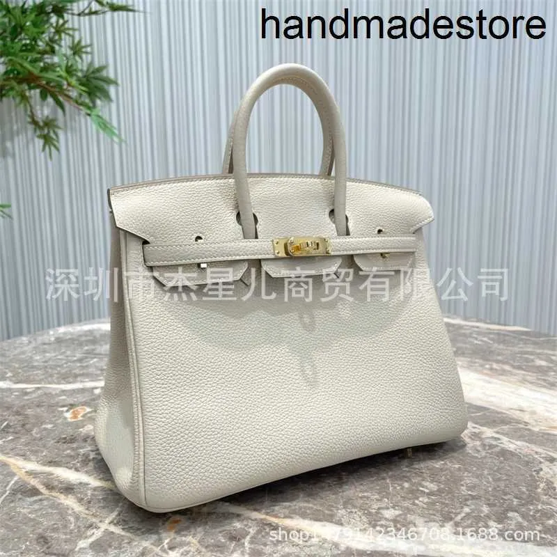 She Luxurys Bag Used to Sew Portable Women's Bk25bk30togo Leather Swift Leather Milkshake Platinum by