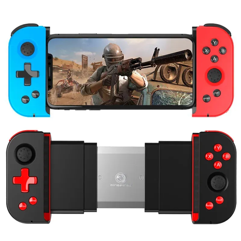 Gamepads New Arrival Wireless Telescopic Bluetooth Game Controller Wireless Gamepad Joystick For Android IOS Phone With USB Cable