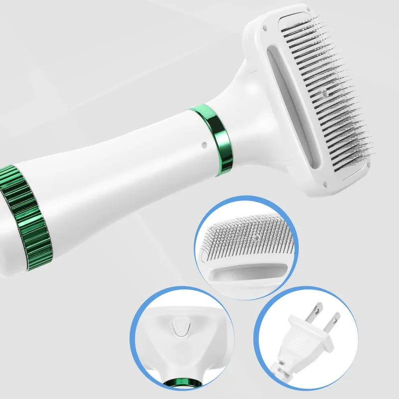 ملابس الكلاب القطة الاستمالة Deseshedding Brush Hair Dryer Blower لفترة طويلة وقصيرة حيوان أليف