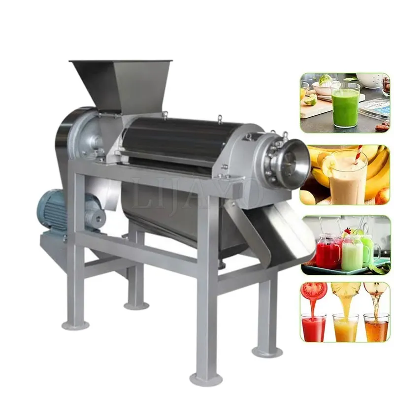 Industriell juice extraktor skruvpress spiral frukt juicer mango äppel fruktjuice extraktor