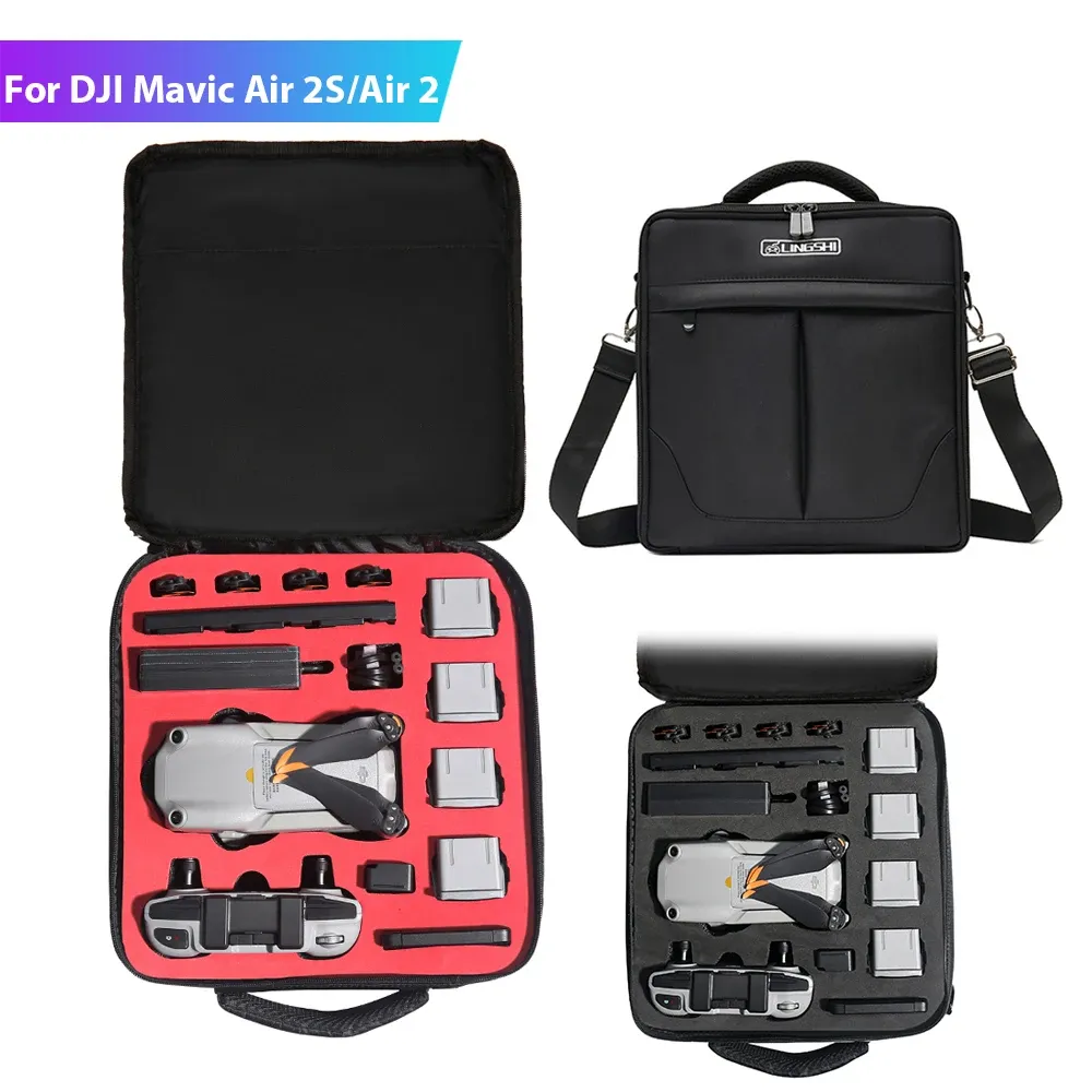 Bags Upgrade Portable Waterproof Shoulder Bag Drone Handbag Anti Shock Carry Box Case for Dji Mavic Air 2s/air 2 Drone Accessories