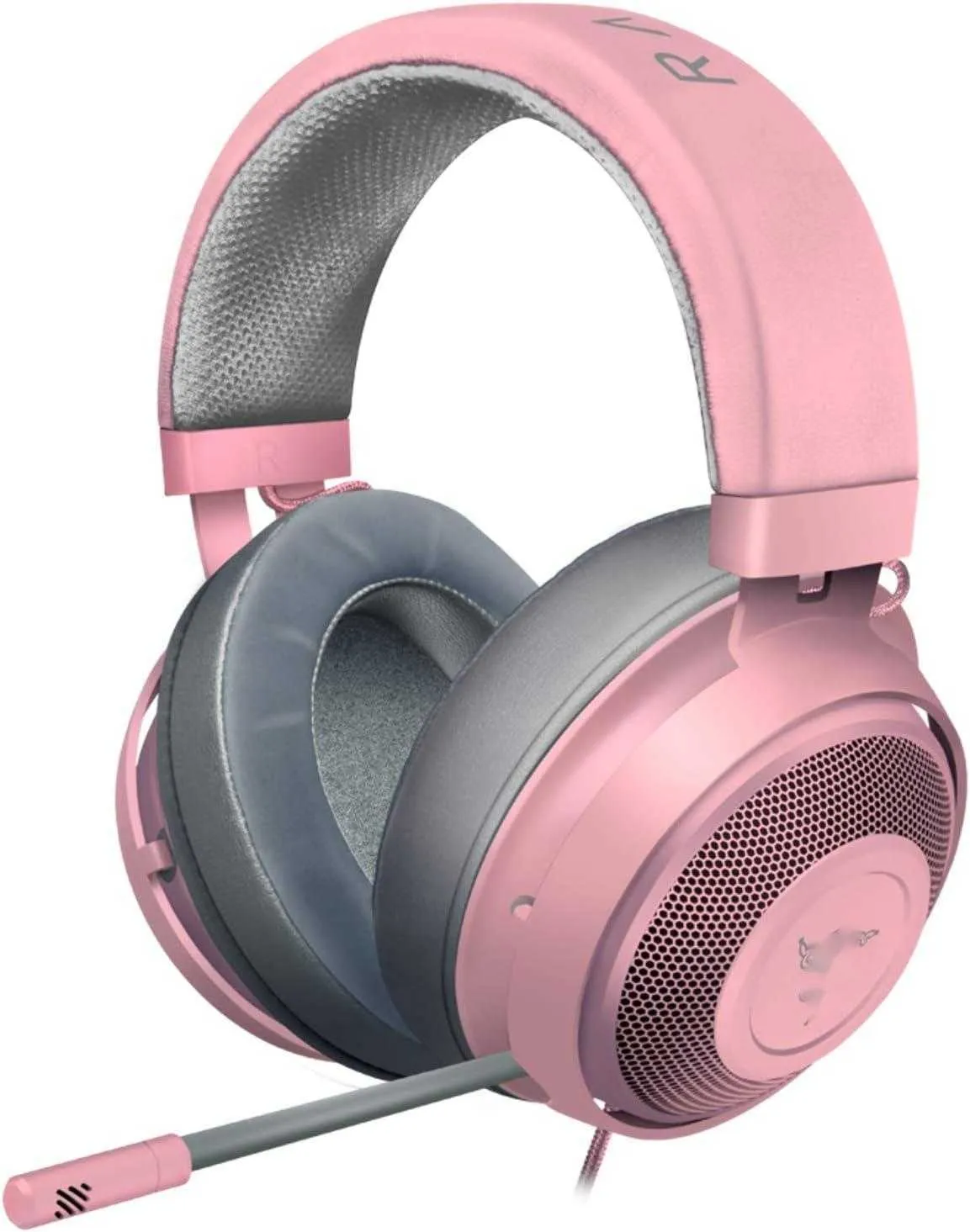 Retractable Noise Isolating Microphone Gaming Headset with 3.5mm Headphone Jack Lightweight Aluminum Frame Foldable Low Latency 25W44