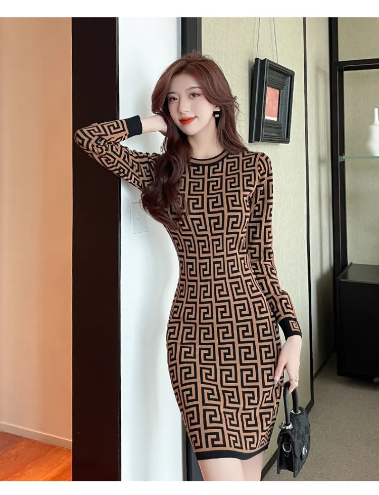 chinese dress ladies Self-Portrait - Red Lurex Knit Maxi Dress