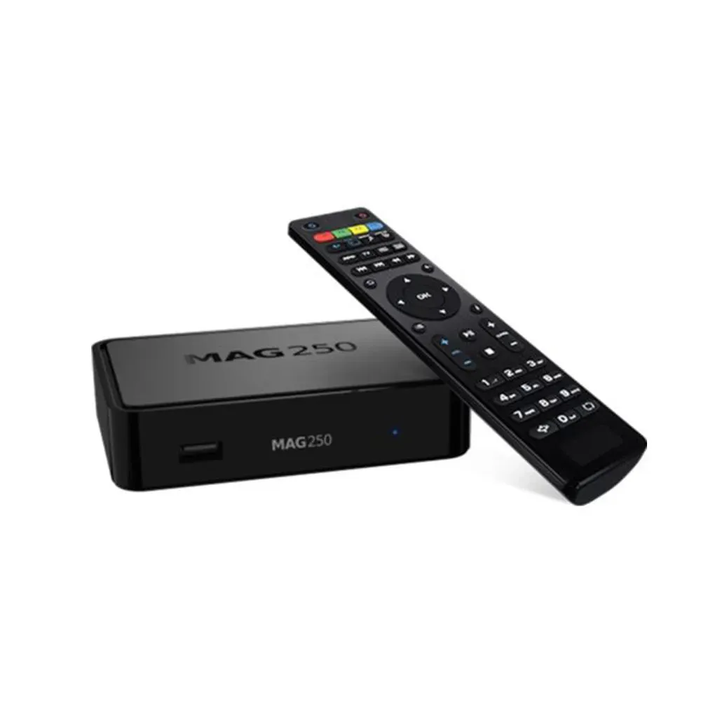 New MAG250W1 MAG 250 Linux Box Media Player Same as Mag322 MAG420 System streaming PK Android TV Boxes ZZ