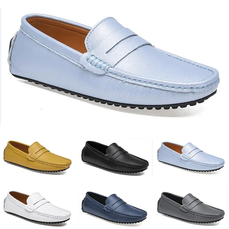 new fashion classic daily breathable spring, autumn, and summer shoes men's shoes low top shoes business soft sole covering shoes flat sole men's cloth shoes-23