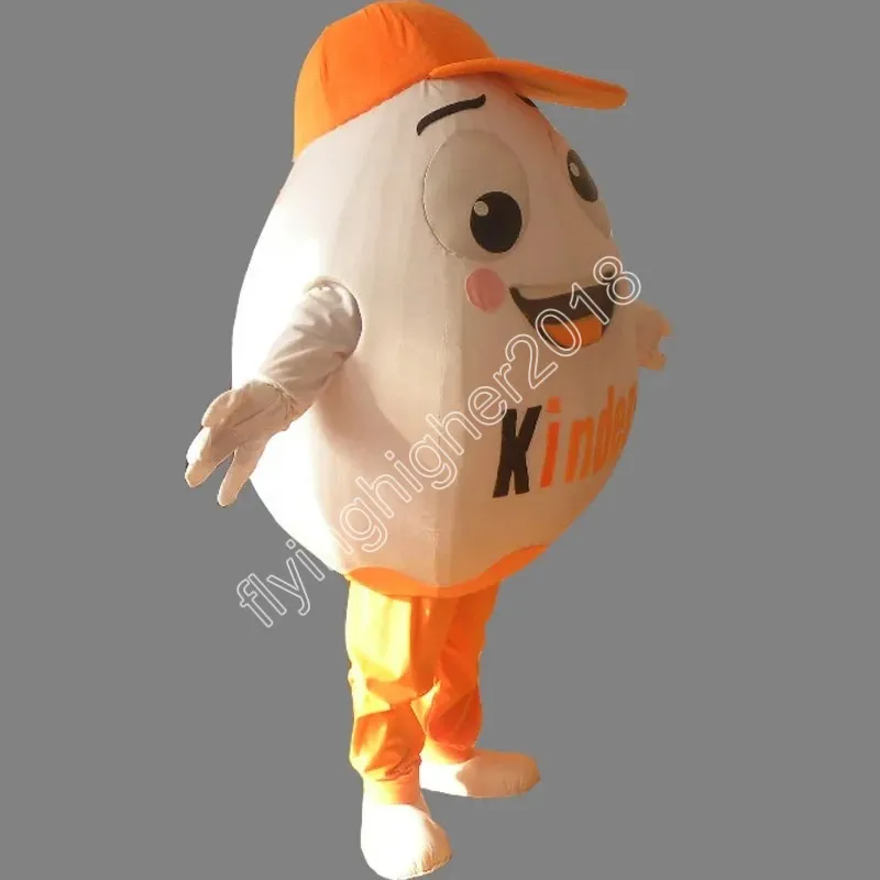 Professional custom egg Mascot Costume Character Mascot Clothes Christmas Halloween Party Fancy Dress