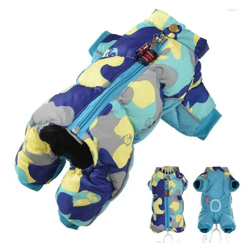 Vêtements de chien vêtements hiver chaud pour petits chiens imperméable chiot veste pour animaux de compagnie manteau réfléchissant Chihuahua carlin combinaisons vêtements