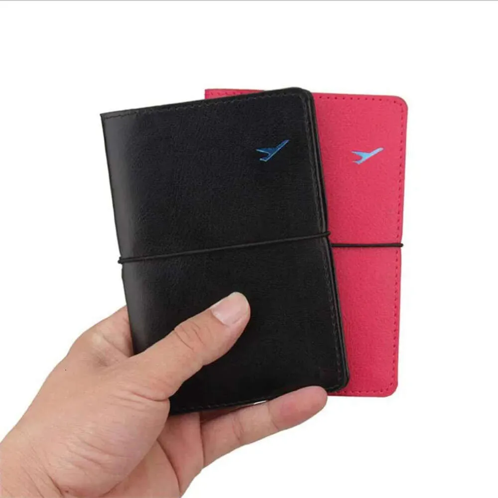 Pu läder pass täcker män rese plånbok kreditkortshållare täcker förare licens plånbok dokument ärende resetillbehör