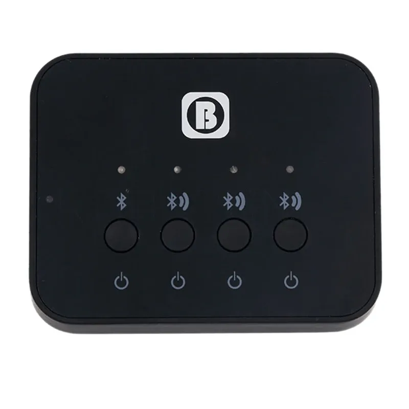 Acessórios hfes bw107 bluetooth 4.0 estéreo transmissor de áudio divisor adaptador receptor música função dispositivo compartilhamento para o telefone móvel para