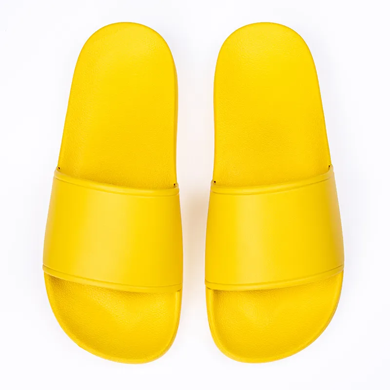 Zomersandalen en pantoffels voor heren en dames van kunststof voor thuisgebruik Slipper Bath Shoes Yellow