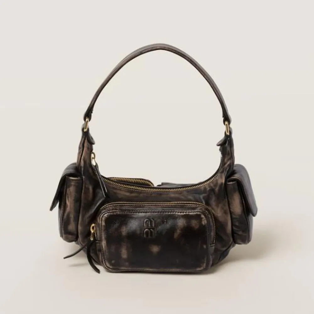 Save Big on Bulk Nappa Leather Handbags Nappa Leather Pocket Bag  Fashionable Luxury Motorcycle Underarm Bag Essential For Daily Commuting  Retro With