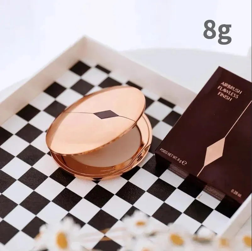 CT Flawless Honey Powder Cake 8g Fixed Makeup Oil Control Light Skin Matte Natural Makeup High-quality Women's Cosmetics