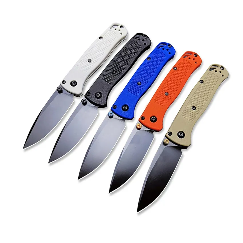 BM533 Knife S30V Blade Mini Bugout EDC Folding Pocket Knife Black/White Blade Survival Tactical Knife Outdoor Hand Tools Rescue EDC 244