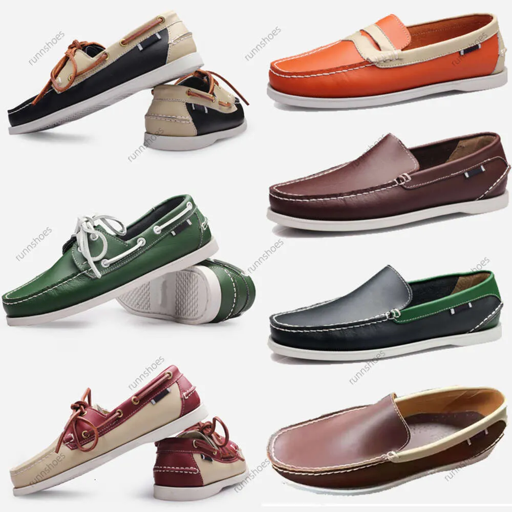 Designer-Schuhe, große Segel-Turnschuhe, lässige Herrenschuhe, echte Lederschuhe, britische Fahr-Einzelschuhe für Herren, Schuh Eur 38–45