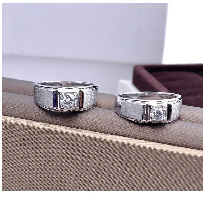Szjinao Classic 0.8ct D Color VVS1 Moissanite Mens Mens Szjinao Classic 0.8ct D Color VVS1 Moissanite Mens Mens