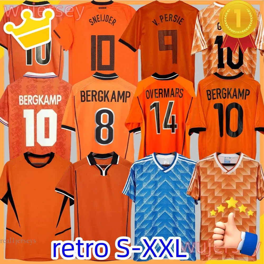 Retro Futebol 1988 Jerey Van Baten 1997 1998 1994 BERGKAMP 96 97 98 Gullit Rijkaard DAVIDS Football Hirt Kid Kit Seedorf Kluivert CRUYFF Sneijder